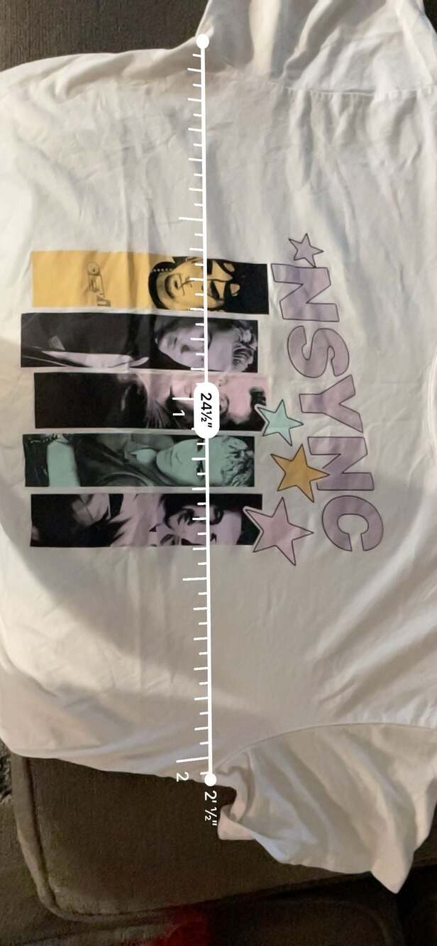Official Merchandise NSYNC Band Members Graphic White T-Shirt XXL - Picture 5 of 6